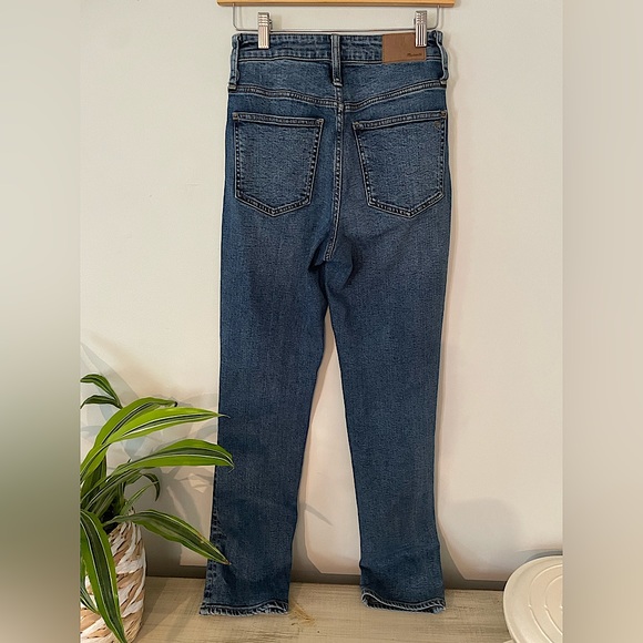 🌟 Madewell Womans Blue Jeans size 24 Tall. High waisted - Picture 3 of 6
